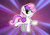 Size: 3508x2480 | Tagged: safe, artist:conniethecasanova, artist:flamevulture17, edit, sweetie belle, pony, g4, female, high res, raised hoof, raised leg, solo, wallpaper, wallpaper edit