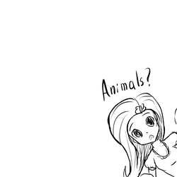 Size: 2000x2000 | Tagged: safe, artist:shyanonymous, fluttershy, human, g4, cute, female, high res, humanized, monochrome, shyabetes, solo, that pony sure does love animals