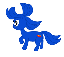 Size: 594x529 | Tagged: safe, pony, fast, male, ponified, sonic the hedgehog, sonic the hedgehog (series)