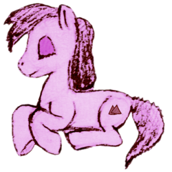 Size: 500x500 | Tagged: safe, oc, oc only, oc:blue corn, pony, /mlpol/, calm, chips, food, mlpol, monochrome, peaceful, purple, resting, sketch, sleeping, sleepy, tired