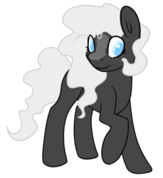Size: 855x935 | Tagged: safe, artist:azure-quill, oc, oc only, oc:dark star, earth pony, pony, simple background, smiling, solo, transparent background
