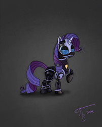 Size: 773x963 | Tagged: safe, artist:althyra-nex, rarity, pony, robot, g4, droid, female, proxy, solo, star wars, star wars: the force unleashed
