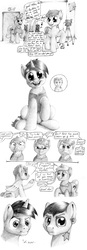 Size: 1728x4984 | Tagged: safe, artist:stallionslaughter, oc, oc only, pony, camera, comic, crusader!, metal, music, vertical