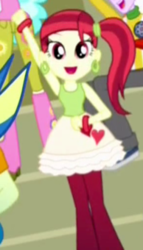 Size: 194x340 | Tagged: safe, screencap, rose heart, equestria girls, g4, my little pony equestria girls: summertime shorts, steps of pep, cropped