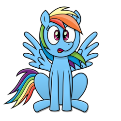 Size: 3000x3000 | Tagged: safe, artist:valevsky, rainbow dash, pony, g4, female, high res, simple background, solo, transparent background