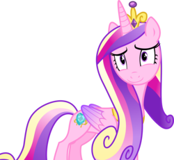 Size: 3800x3494 | Tagged: safe, artist:frownfactory, princess cadance, alicorn, pony, a flurry of emotions, g4, .svg available, colored wings, concave belly, female, folded wings, high res, jewelry, mare, multicolored hair, multicolored mane, multicolored tail, multicolored wings, simple background, slender, solo, svg, thin, tiara, transparent background, vector, wings