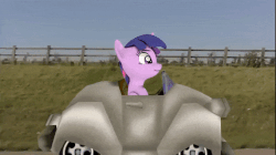 Size: 680x382 | Tagged: safe, artist:goatcanon, twilight sparkle, alicorn, pony, g4, 3d, animated, car, cute, driving, female, gif, green screen, my name is saad, my name is sad, source filmmaker, toontown online, twilight sparkle (alicorn)