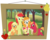 Size: 3150x2500 | Tagged: safe, artist:ravenevert, apple bloom, applejack, big macintosh, bright mac, pear butter, earth pony, pony, g4, the perfect pear, baby, baby apple bloom, baby pony, cute, diaper, family, family photo, female, filly, foal, high res, male, mare, ship:brightbutter, shipping, stallion, straight, teenage applejack, teenage big macintosh, teenager, younger