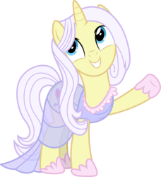 Size: 4074x4459 | Tagged: safe, artist:cloudyskie, artist:timeymarey007, lily lace, pony, unicorn, g4, honest apple, absurd resolution, clothes, cute, dress, female, mare, simple background, solo, transparent background, vector
