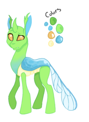 Size: 764x1037 | Tagged: safe, artist:shiningstar1122, oc, oc only, changedling, changeling, changedling oc, changeling oc, reference sheet, simple background, solo