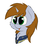 Size: 2634x2910 | Tagged: safe, artist:prismstreak, oc, oc only, oc:littlepip, pony, unicorn, fallout equestria, cheek fluff, chest fluff, clothes, cute, ear fluff, fallout, fanfic, fanfic art, female, fluffy, high res, horn, jumpsuit, mare, neck fluff, silly, simple background, solo, tongue out, vault suit, white background