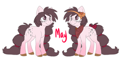 Size: 2752x1329 | Tagged: artist needed, safe, oc, oc only, oc:maryann, pony, female, mare, reference sheet, simple background, solo, white background