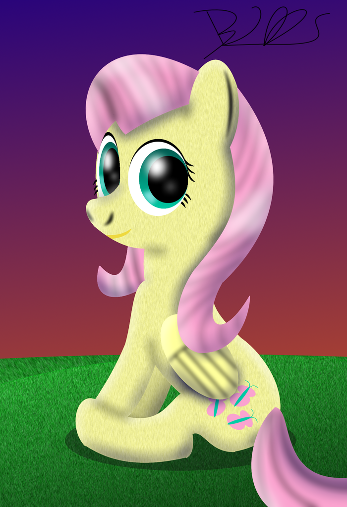 1478911 Safe Artist Trackheadtherobopony Fluttershy Pegasus Pony