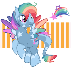 Size: 1024x978 | Tagged: safe, artist:cloiepony, oc, oc only, pegasus, pony, heart eyes, male, multicolored hair, simple background, solo, stallion, starry eyes, transparent background, wingding eyes