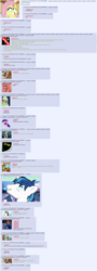 Size: 1281x3541 | Tagged: safe, discord, fluttershy, draconequus, pegasus, pony, g4, /mlp/, 4chan, 4chan screencap, birth, dialogue, funny, greentext, implied unbirthing, pregnant, pun, screenshots, text