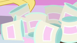 Size: 1280x720 | Tagged: safe, screencap, rarity, pony, unicorn, g4, inspiration manifestation, animated, cartoon physics, comfort eating, crying, digestion without weight gain, eating, fainting couch, female, food, hammerspace, hammerspace belly, ice cream, makeup, mare, marshmelodrama, mascara, mascarity, no sound, running makeup, stuffing, webm