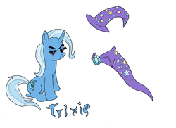 Size: 2338x1700 | Tagged: safe, artist:animatorsnake, trixie, pony, unicorn, g4, female, mare