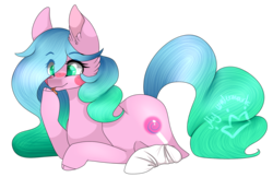 Size: 1937x1253 | Tagged: safe, artist:alithecat1989, oc, oc only, oc:sugar swirl, earth pony, pony, clothes, female, licking, mare, prone, simple background, socks, solo, tongue out, transparent background