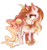 Size: 600x641 | Tagged: safe, artist:ipun, oc, oc only, oc:aurea, original species, pony, female, heart eyes, mare, simple background, solo, solutai, transparent background, watermark, wingding eyes