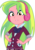 Size: 3001x4316 | Tagged: safe, artist:cloudy glow, lemon zest, equestria girls, g4, my little pony equestria girls: friendship games, clothes, crystal prep academy uniform, eyeshadow, female, hand on hip, headphones, high res, looking at you, makeup, school uniform, simple background, solo, transparent background, vector