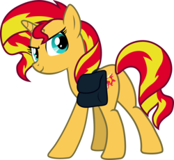 Size: 1857x1710 | Tagged: safe, artist:frownfactory, sunset shimmer, pony, unicorn, equestria girls, g4, my little pony equestria girls, .svg available, butt, female, horn, mare, plot, saddle bag, simple background, solo, svg, transparent background, vector