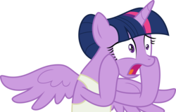 Size: 4679x3000 | Tagged: safe, artist:aqua-pony, twilight sparkle, alicorn, pony, a royal problem, g4, ballerina, clothes, female, freaking out, high res, leotard, mare, panic, simple background, solo, transparent background, tutu, twilarina, twilight sparkle (alicorn), twilighting, vector