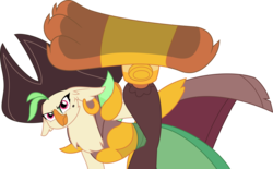 Size: 5000x3105 | Tagged: safe, artist:dashiesparkle, captain celaeno, ornithian, anthro, g4, my little pony: the movie, clothes, ear piercing, feet, female, floppy ears, high res, kicking, piercing, pirate, simple background, solo, transparent background, vector