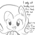 Size: 792x792 | Tagged: safe, artist:tjpones, fluttershy, pegasus, pony, g4, blissful ignorance, dialogue, ear fluff, eating, female, food, grayscale, hot dog, innocent, meat, monochrome, painfully innocent fluttershy, ponies eating meat, sausage, simple background, solo, this will end in sickness, this will end in tears, white background