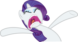 Size: 1923x1049 | Tagged: safe, artist:keronianniroro, rarity, pony, unicorn, g4, my little pony: friendship is magic, the gift of the maud pie, female, mare, open mouth, reaction image, simple background, solo, transparent background, vector