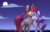 Size: 4500x2842 | Tagged: safe, artist:scarlet-spectrum, starlight glimmer, oc, pony, g4, commission, full moon, high res, moon, night, open mouth, stars