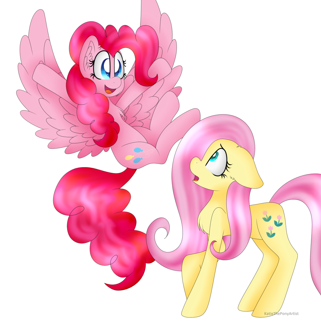 1480334-safe-artist-cosmiickatie-fluttershy-pinkie-pie-posey