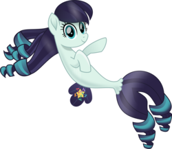 Size: 4279x3709 | Tagged: safe, artist:jhayarr23, coloratura, seapony (g4), g4, my little pony: the movie, female, high res, looking at you, mare, seaponified, seapony coloratura, simple background, smiling, solo, species swap, transparent background, vector