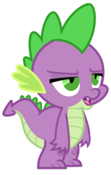 Size: 3162x5000 | Tagged: safe, artist:estories, spike, dragon, g4, frown, high res, male, open mouth, simple background, solo, spike is not amused, transparent background, unamused, vector