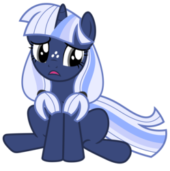 Size: 6014x6033 | Tagged: safe, artist:estories, oc, oc only, oc:silverlay, original species, pony, umbra pony, unicorn, g4, absurd resolution, female, mare, simple background, sitting, solo, transparent background, vector
