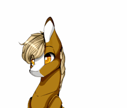 Size: 800x682 | Tagged: safe, artist:xxmissteaxx, oc, oc only, oc:aro, earth pony, pony, animated, bust, eyes closed, gif, heart, male, portrait, simple background, solo, stallion, white background