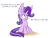 Size: 2000x1500 | Tagged: safe, artist:heir-of-rick, starlight glimmer, pony, unicorn, g4, ama, colored sketch, dialogue, female, impossibly large ears, simple background, sitting, solo, white background