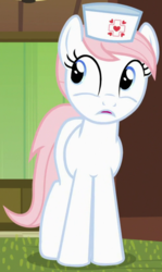 Size: 500x840 | Tagged: safe, screencap, nurse redheart, earth pony, pony, a flurry of emotions, g4, cropped, female, mare, solo