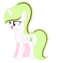 Size: 442x484 | Tagged: safe, artist:duyguusss, oc, oc only, oc:dakota chaos, alicorn, pony, base used, female, mare, simple background, solo, transparent background