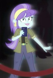 Size: 412x601 | Tagged: safe, screencap, aqua blossom, equestria girls, equestria girls specials, g4, my little pony equestria girls: mirror magic, cellphone, cropped, female, phone, solo