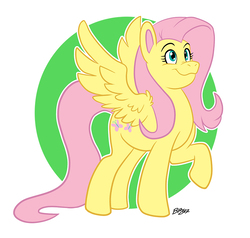 Size: 800x763 | Tagged: safe, artist:bayepaye, fluttershy, pegasus, pony, g4, cute, female, looking up, mare, raised hoof, smiling, solo, spread wings, standing, wings