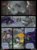 Size: 3000x4091 | Tagged: safe, artist:dracojayproduct, nightmare moon, spitfire, oc, oc:titus, oc:willow, minotaur, pony, comic:lunar isolation, g4, airship, axe, battle axe, comic, dark magic, high res, magic, net, soldier, weapon