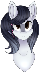 Size: 2533x4535 | Tagged: safe, artist:beashay, oc, oc only, oc:dinkie shy, earth pony, pony, bust, earth pony oc, female, high res, looking at you, mare, portrait, simple background, smiling, smiling at you, solo, transparent background