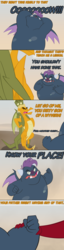 Size: 800x3103 | Tagged: safe, artist:queencold, oc, oc only, oc:caldera, dragon, ask caldera, ask, bruised, comic, crying, dialogue, dragon oc, dragoness, dust, female, fight, fist, full nelson, mother, teenaged dragon, text, tumblr, younger