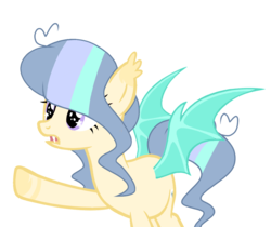 Size: 1094x919 | Tagged: safe, artist:cloiepony, oc, oc only, oc:day dreamer, bat pony, pony, base used, female, mare, simple background, solo, transparent background
