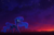 Size: 1900x1200 | Tagged: safe, artist:scheadar, princess luna, alicorn, pony, female, looking up, mare, missing accessory, night, night sky, sky, smiling, solo, starry night, stars, sunrise, twilight (astronomy)