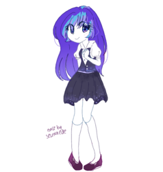 Size: 511x537 | Tagged: safe, artist:windymils, oc, oc only, oc:windy cloud, equestria girls, g4, base used, clothes, equestria girls-ified, shoes, simple background, socks, solo, white background