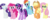 Size: 5781x2308 | Tagged: safe, artist:frownfactory, applejack, fluttershy, pinkie pie, rainbow dash, rarity, twilight sparkle, alicorn, earth pony, pegasus, pony, unicorn, g4, my little pony: the movie, .svg available, cowboy hat, eyes closed, female, folded wings, hat, high res, mane six, mare, simple background, smiling, standing, svg, transparent background, twilight sparkle (alicorn), vector, wings