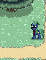 Size: 1026x1347 | Tagged: safe, artist:spyrosparx, oc, oc only, oc:script buster, pony, unicorn, pony town, grass