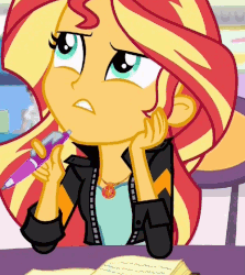 Size: 723x810 | Tagged: safe, screencap, sunset shimmer, equestria girls, equestria girls specials, g4, my little pony equestria girls: mirror magic, animated, cute, expressions, female, gif, shimmerbetes, solo