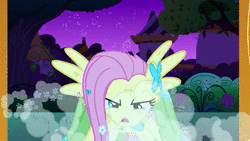 Size: 1920x1080 | Tagged: safe, screencap, fluttershy, pegasus, pony, g4, the best night ever, 1080p, animated, female, flutterrage, glare, gritted teeth, insanity, looking at you, mare, open mouth, panting, rage, solo, sound, spread wings, volumetric mouth, webm, wings, yandere, yelling, you're going to love me